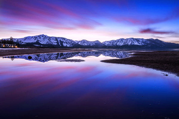 Tahoe Reflections - Lake Tahoe Ca - Art Print
