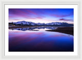 Tahoe Reflections - Lake Tahoe Ca - Framed Print
