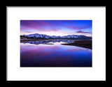 Tahoe Reflections - Lake Tahoe Ca - Framed Print