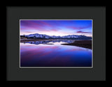 Tahoe Reflections - Lake Tahoe Ca - Framed Print