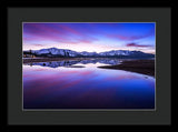 Tahoe Reflections - Lake Tahoe Ca - Framed Print