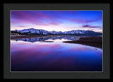 Tahoe Reflections - Lake Tahoe Ca - Framed Print
