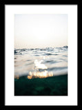 Tahoe Shimmering smoke - Framed Print