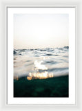 Tahoe Shimmering smoke - Framed Print