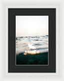 Tahoe Shimmering smoke - Framed Print