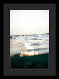 Tahoe Shimmering smoke - Framed Print
