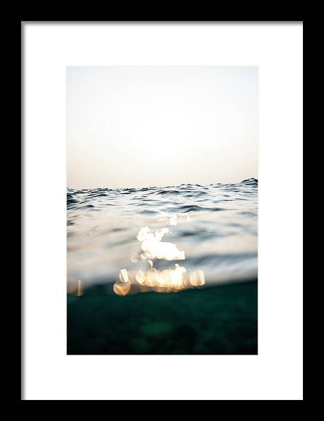 Tahoe Shimmering smoke - Framed Print