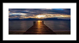 Tahoe Shine by Brad Scott - Framed Print