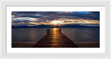 Tahoe Shine by Brad Scott - Framed Print