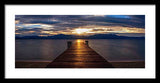 Tahoe Shine by Brad Scott - Framed Print