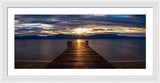 Tahoe Shine by Brad Scott - Framed Print