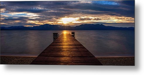 Tahoe Shine by Brad Scott - Metal Print
