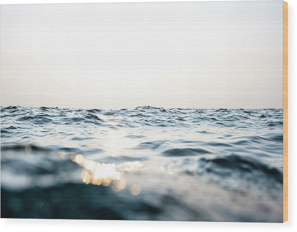 Tahoe Smokey Waters - Wood Print