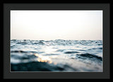 Tahoe Smokey Waters - Framed Print