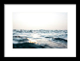 Tahoe Smokey Waters - Framed Print