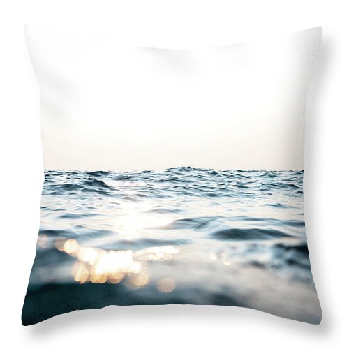 Tahoe Smokey Waters - Throw Pillow