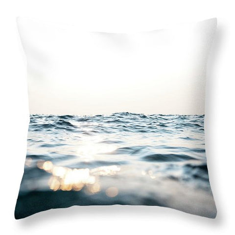 Tahoe Smokey Waters - Throw Pillow