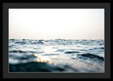 Tahoe Smokey Waters - Framed Print