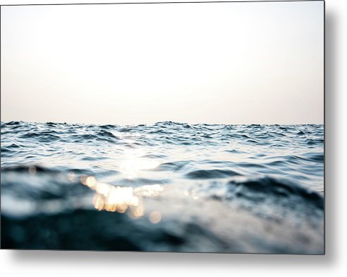 Tahoe Smokey Waters - Metal Print