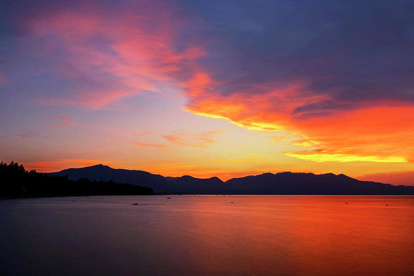 Tallac On Fire - Art Print