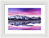 Tallac Reflections, Lake Tahoe - Framed Print