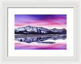 Tallac Reflections, Lake Tahoe - Framed Print