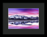 Tallac Reflections, Lake Tahoe - Framed Print