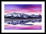 Tallac Reflections, Lake Tahoe - Framed Print