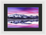 Tallac Reflections, Lake Tahoe - Framed Print