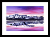 Tallac Reflections, Lake Tahoe - Framed Print