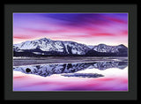 Tallac Reflections, Lake Tahoe - Framed Print