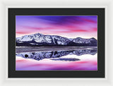 Tallac Reflections, Lake Tahoe - Framed Print