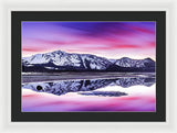 Tallac Reflections, Lake Tahoe - Framed Print