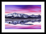 Tallac Reflections, Lake Tahoe - Framed Print