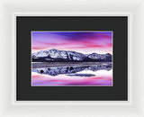 Tallac Reflections, Lake Tahoe - Framed Print