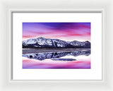 Tallac Reflections, Lake Tahoe - Framed Print