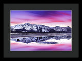 Tallac Reflections, Lake Tahoe - Framed Print