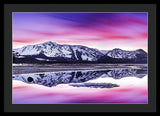 Tallac Reflections, Lake Tahoe - Framed Print