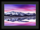 Tallac Reflections, Lake Tahoe - Framed Print