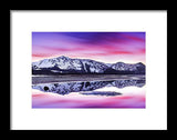 Tallac Reflections, Lake Tahoe - Framed Print