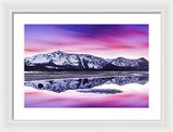 Tallac Reflections, Lake Tahoe - Framed Print