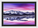 Tallac Reflections, Lake Tahoe - Framed Print