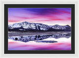 Tallac Reflections, Lake Tahoe - Framed Print