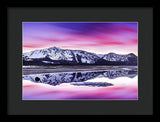 Tallac Reflections, Lake Tahoe - Framed Print