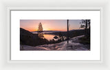 Tangerine Sunrise - Framed Print