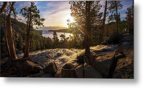 The Heart Of Eagle Falls By Brad Scott - Metal Print