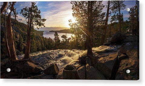 The Heart Of Eagle Falls By Brad Scott - Acrylic Print