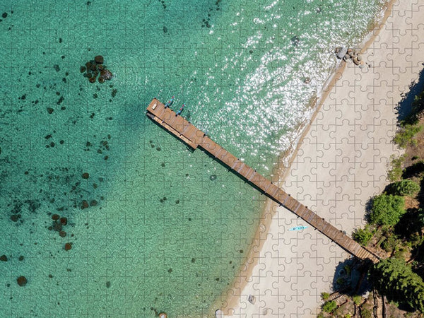 West Shore Lake Tahoe Pier Aerial - Puzzle