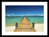 West Shore Pier - Framed Print