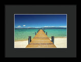 West Shore Pier - Framed Print